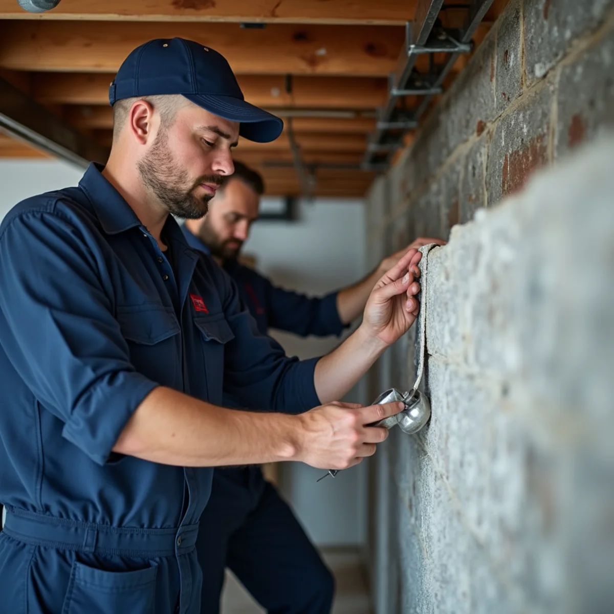 Sheet metal duct sealing and mastic insulation in residential attic space